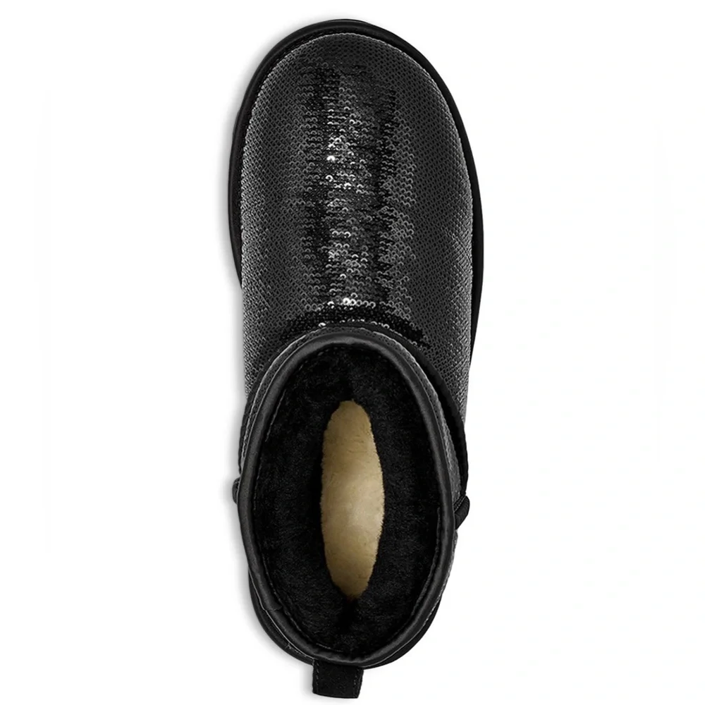 NIB UGG® 1151616 Women's Classic Ultra Mini Mirror Ball Cold Weather Boo…